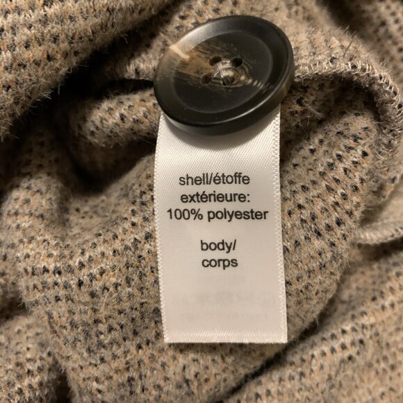 Maurices Womens M NEW Faux Fur Coat Jacket Blazer Animal Print Mobwife Old Money - Picture 13 of 15